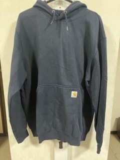 Carhartt プルオーバーパーカー 紺色のサムネイル