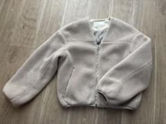 グリーンレーベルリラクシング　ベージュ フリースボアジャケットのサムネイル