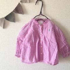 コナン様専用  Ralph Lauren ストライプブラウス 9Mのサムネイル