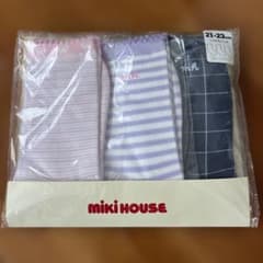 MIKI HOUSE キッズ ソックス 3足セット 21-23cmのサムネイル