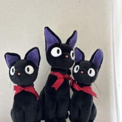 どんぐり共和国　サンアロー ジブリ 魔女の宅急便　黒猫 ジジ ぬいぐるみ　セット どんぐり共和国 サンアロー ジブリ 魔女の宅急便 黒猫 ジジ ぬいぐるみ