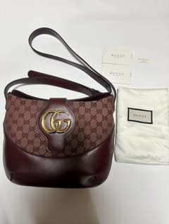 グッチ GUCCI バーガンディ GGマーモント ショルダーバッグ新品未使用 