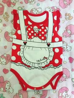 新品 未使用 ミニーちゃん ロンパースのサムネイル