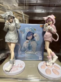 リゼロ エミリア レム ラムの猫耳フィギュア3体セットのサムネイル