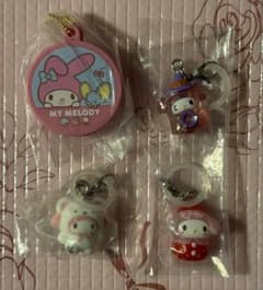 サンリオ マイメロディ めじるし3種＋クッキー缶チャーム 4点セットのサムネイル