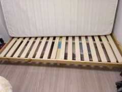 まっく様専用　引き取り限定　シングルベッド・シングルマットレスのサムネイル