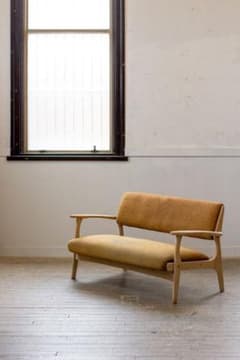 【ros様専用】2 Seater FabricSofaヴィンテージソファ２人掛けのサムネイル