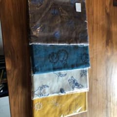 刺繍　生地　新品未使用　未開封　まとめ売り4種のサムネイル