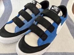 NIKE K8 スニーカー 青/黒/白 ベルクロのサムネイル