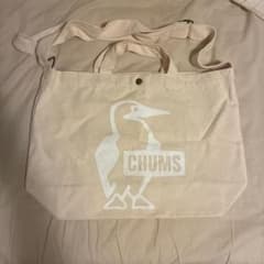 CHUMS 2WAY トートバッグ ショルダーバッグ アイボリーのサムネイル