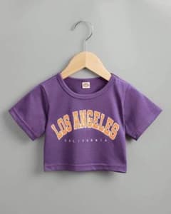 shein キッズ　ショート丈Tシャツ　110 子供服　女の子のサムネイル