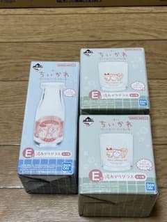 치이카와 이치 반 쿠지 E 상 탕 오가리 유리 3 개 세트