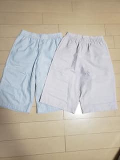 USED*ユニクロ*ステテコ　150　女の子　2枚組 　リラコ　パジャマのサムネイル