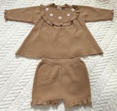 petit main ニットセットアップ 70cmのサムネイル