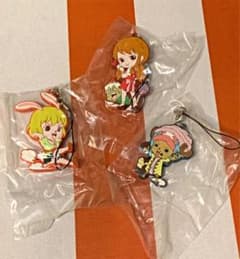 ワンピース ラバスト にいてんごむっ！ キャロット、ナミ、チョッパー3点セットのサムネイル