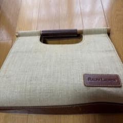 RALPH LAUREN トートバッグ キャンバス レザーのサムネイル