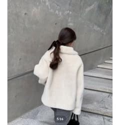 atelier shop blan mustang coat mieajunar - メルカリ