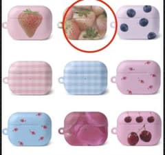 AirPods 4 Stuphyケース イチゴ柄 ストロベリー - 2