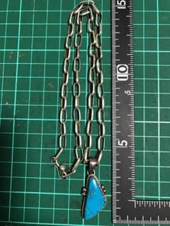 インディアンジュエリー  ペンダント&ハンドメイドチェーンのサムネイル