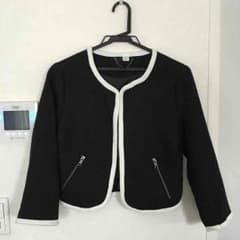 kycr62117n様 専用☆ H&M  ツイード ノーカラージャケットのサムネイル