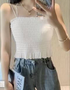 ★2枚セット★GRL カップ付きシャーリングトップスのサムネイル