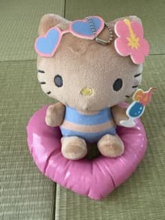 ハローキティ 浮き輪 マスコット ぬいぐるみのサムネイル