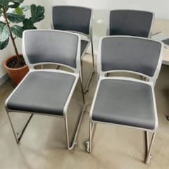 okamura LITTO リット スタッキングチェア オカムラ 4脚セット - メルカリ