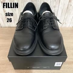 FILLIN 未使用品 HOMME DERBY ダービーシューズ 26センチ FILLIN】極美品 HOMME DERBY ダービーシューズ 26 黒 箱付 - メルカリ