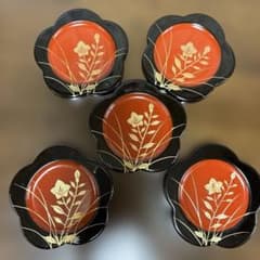 高級　木製漆器　趣味の幸寿多 コースター 5つ揃い 高級 木製漆器 趣味の幸寿多 コースター 5つ揃い - メルカリ