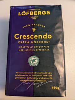 【スウェーデン王室御用達】クレッシェンド 450g （コーヒー 粉・深煎り）のサムネイル