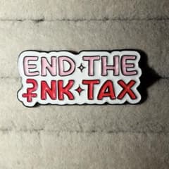 END THE PINK TAX ピンバッジのサムネイル