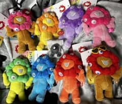 ミャクミャク 推しカラー 日焼け ボールチェーンマスコット 8点セット