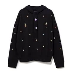 米津玄師 宝石パーカー 黒 ブラック (M) 変身 - メルカリ