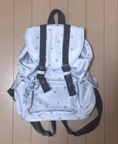 SHEIN 星柄リュック 淡いブルー系 バックパック 匿名配送のサムネイル