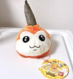 BANDAI タグつき デジモン くたキャラ ツノモン ぬいぐるみ - メルカリ