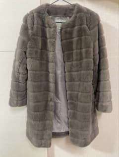 Pefit Honfleur フェイクファーロングコートのサムネイル