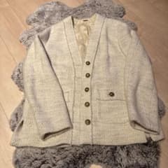 MUSE de Deuxieme Classe tweedジャケット白のサムネイル