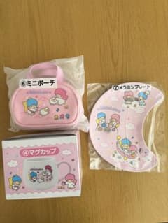 新品未使用 リトルツインスターズ キキララ 一番くじ 当たりくじ 3点セットのサムネイル