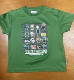 マインクラフト半袖Tシャツ150 グリーン マイクラ キッズ Minecraftのサムネイル