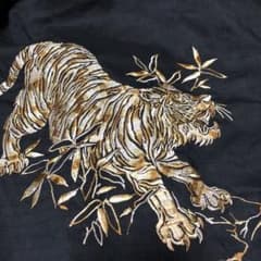 メンズ 虎刺繍 甚平 上下 新品  最終値下げ価格のサムネイル