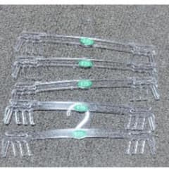 E75 サイズ表記入り クリアハンガー 5本セットのサムネイル