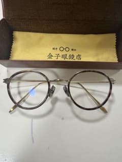 金子眼鏡　度入り　メガネフレーム　べっこう　メガネケース付き 金子眼鏡 度入り メガネフレーム べっこう メガネケース付き - メルカリ