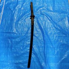 模造刀 日本刀 打刀 唐獅子牡丹図鍔 互の目刃文 全長102㎝　|6048|☆ 模造刀 日本刀 打刀 唐獅子牡丹図鍔 互の目刃文 全長102㎝ |6048
