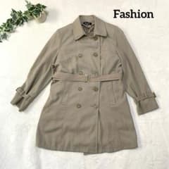 Fashion [M ~ L] 롱 트렌치 코트 이너 제거 가능 베이지