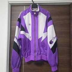<希少品> Champion トラックジャケット パープル×ホワイトのサムネイル
