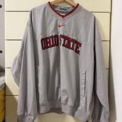 NIKE OHIO STATE ナイロンジャケット プルオーバー L - メルカリ