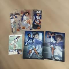 テニスの王子様 クリアカード ブロマイド、しおり、不二、リョーマ