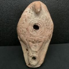 古代ローマ オイルランプ テラコッタランプ ビザンティンランプ - メルカリ