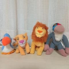 ライオン・キング ぬいぐるみ 4体セットのサムネイル