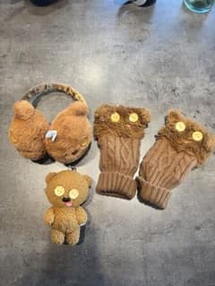ユニバーサルスタジオジャパン ティム 耳当て ぬいぐるみ 手袋 - メルカリ